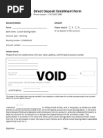 TD Bank Direct Deposit Authorization Form | PDF