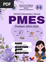 PMES Portfolio Template 2024-2025 | PDF | Learning | Pedagogy