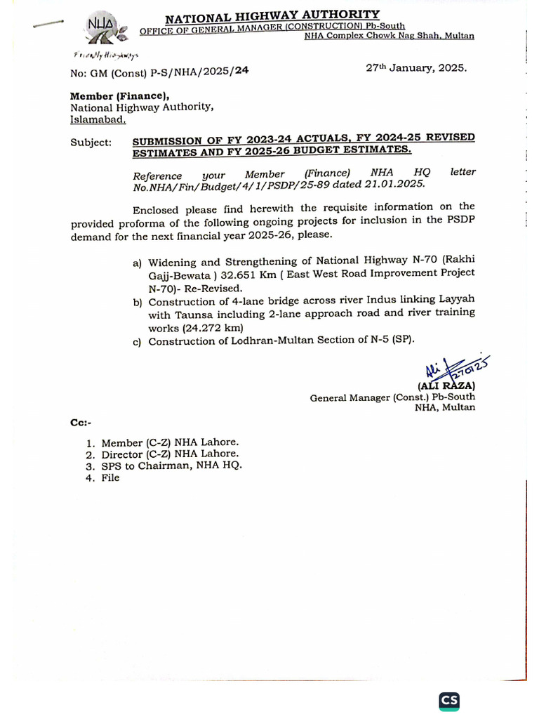 PSDP Demand 2025-26-27 | PDF