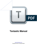 Textastic Manual