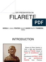 History Presentation Filarete