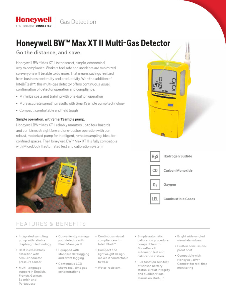Honeywell BW Max XT II Overview | PDF | Equipment | Gases