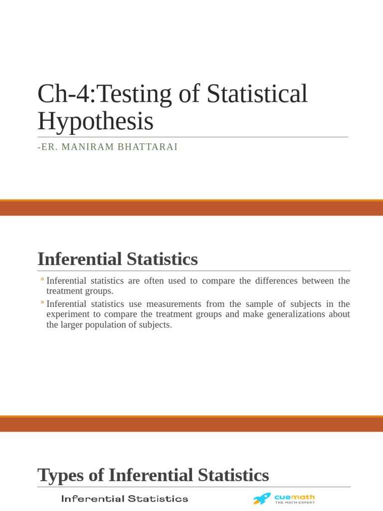 Statistical Hypothesis Testing Guide | PDF | Type I And Type Ii Errors ...
