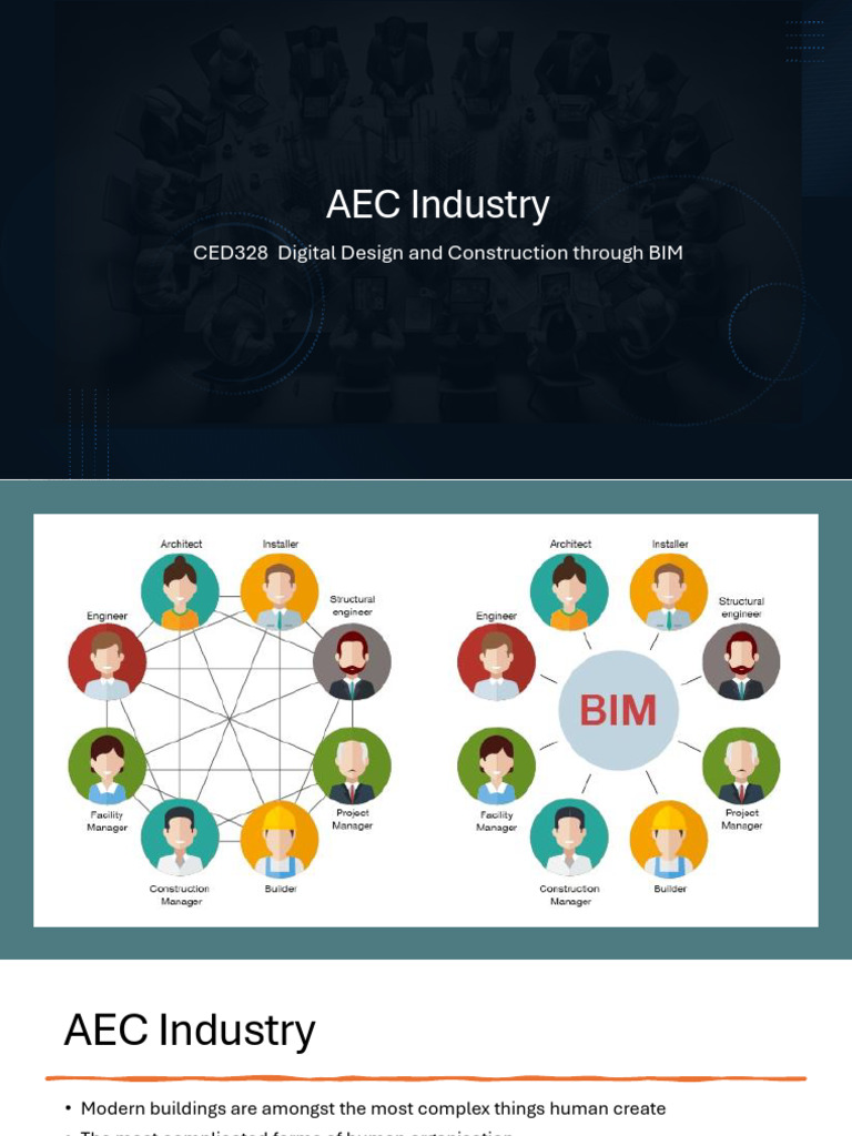 BIM in AEC: Challenges and Roles | PDF | Information | Building ...