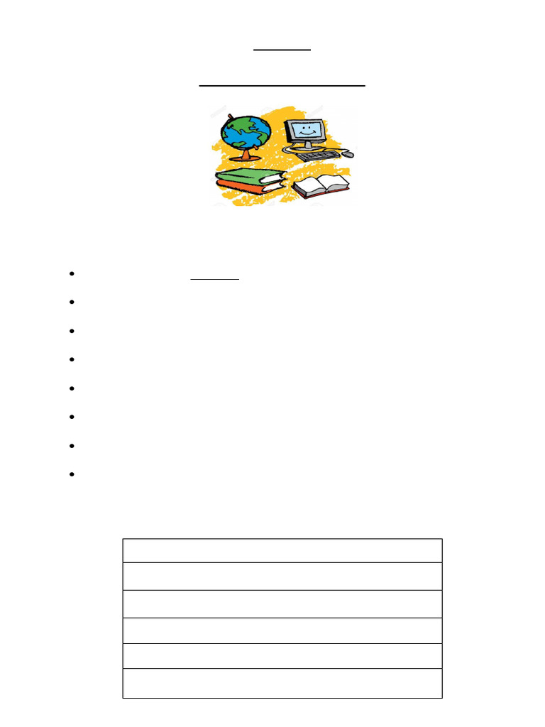 Grade VII - VIII Computer Science - Summer Task | PDF
