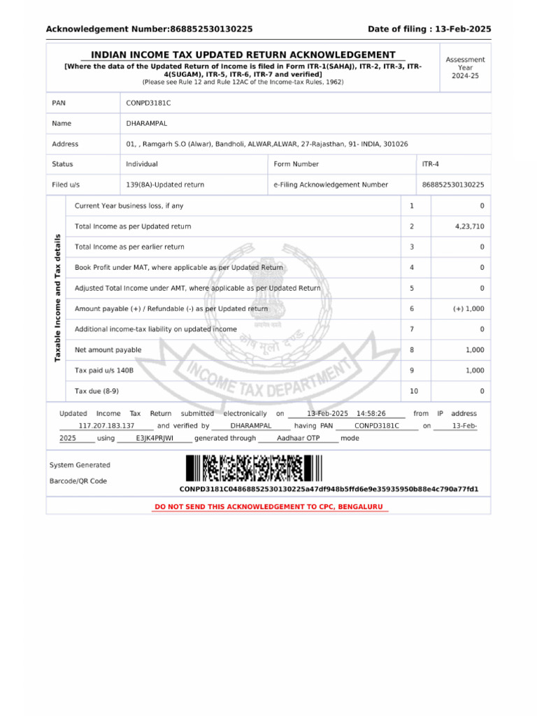 Itr 24-25 | PDF