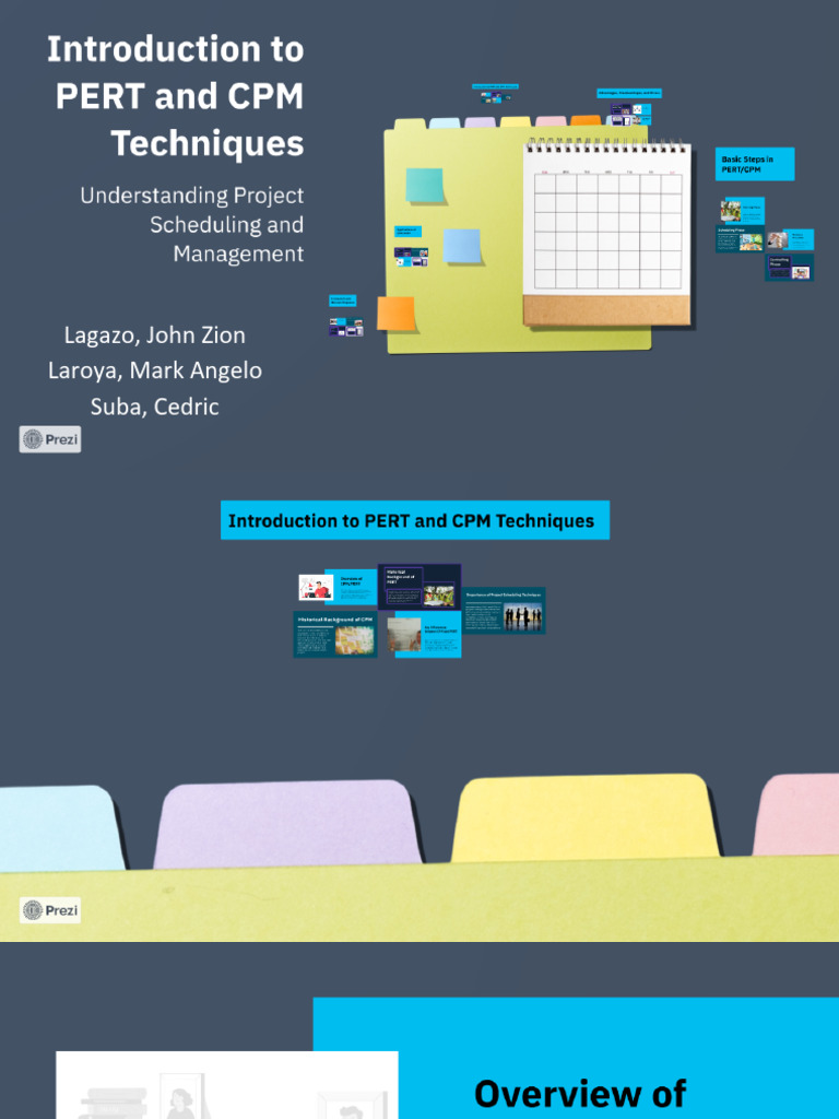 Pert and CPM | PDF