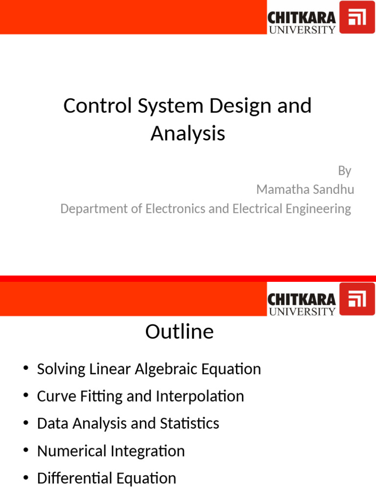 Control System Design Techniques | PDF | Matrix (Mathematics) | Equations