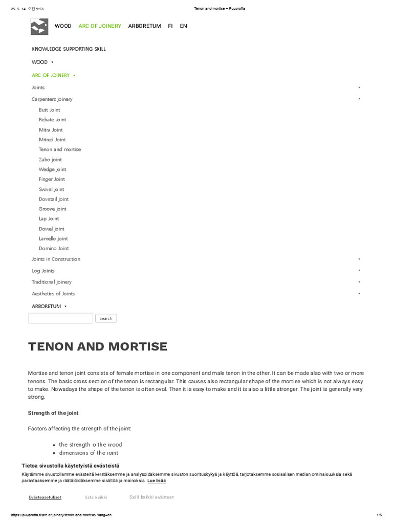 Mortise and Tenon Joint Guide | PDF | Woodworking | Mechanical Engineering