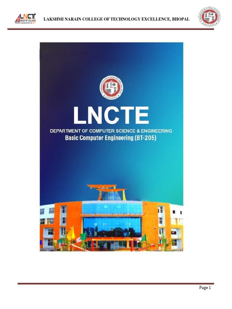 BT205 Basic Computer Engineering Manual | PDF | Computer Network | Osi ...