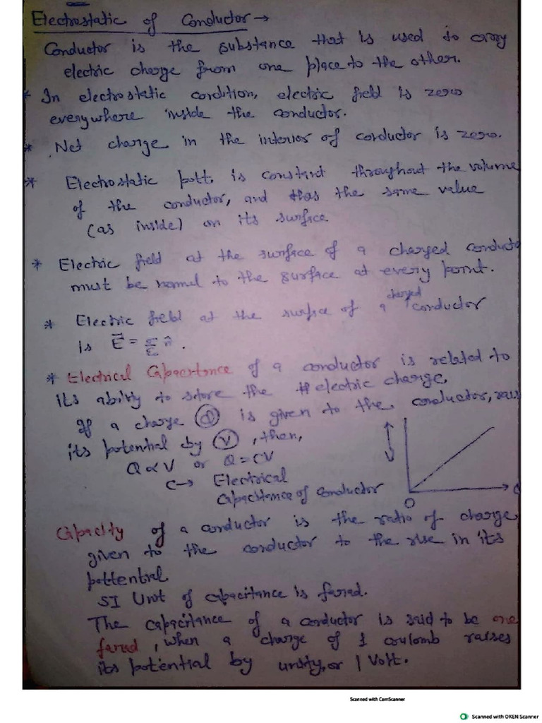 Capacitance Notes | PDF