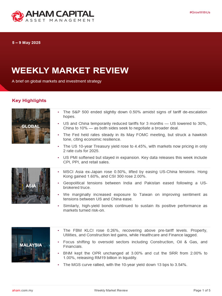 Weekly Investment Brief at 13 May | PDF | Federal Reserve | Legal Liability