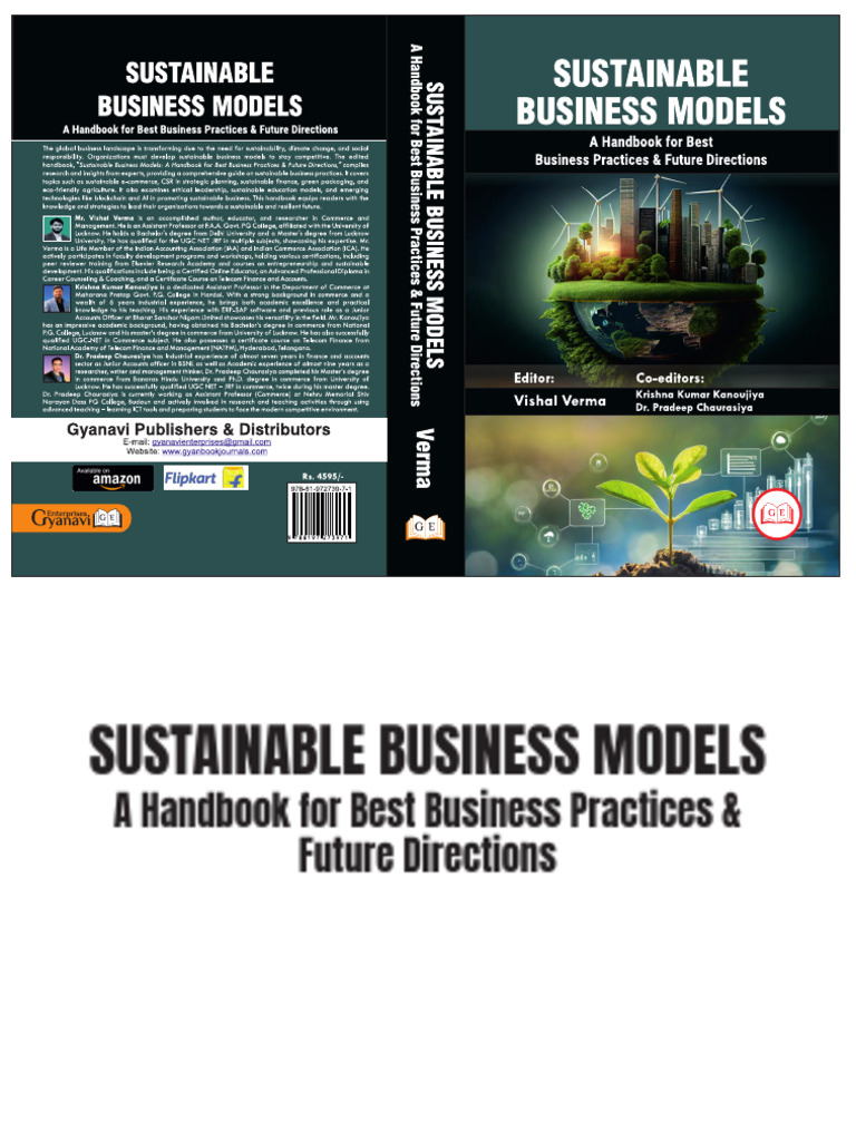 Sustainable Business Models - Ebook - 2024 | PDF | Climate Change  Mitigation | Small And Medium Sized Enterprises