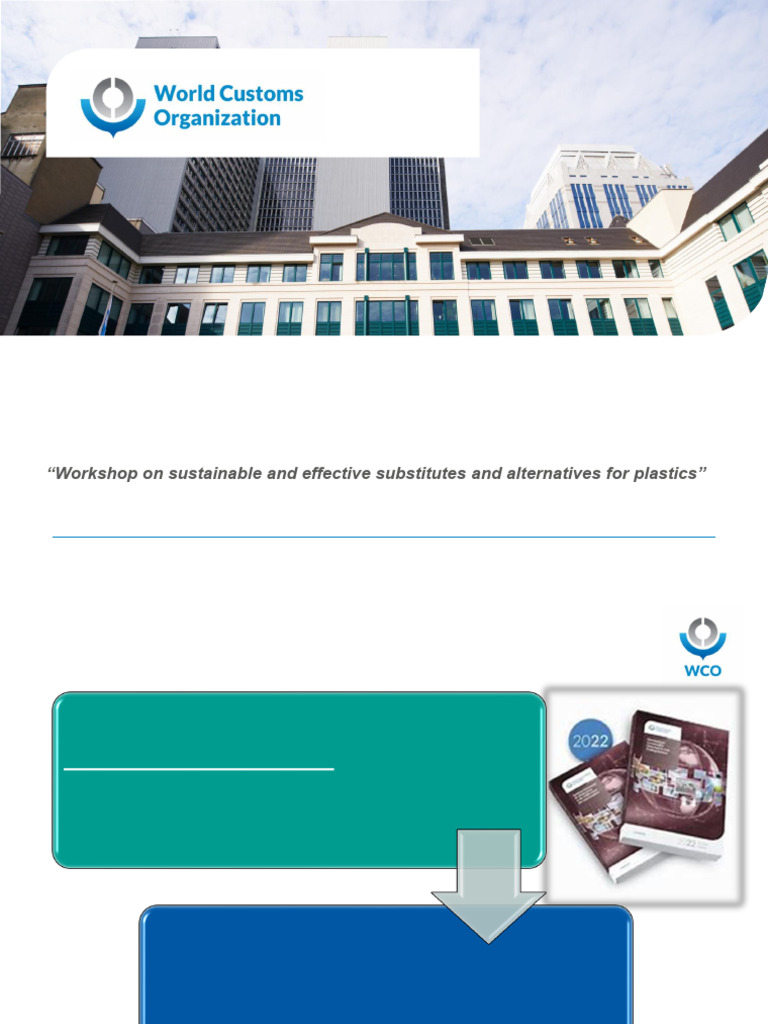 Ditc Ted 2022 WTO Plastics HS - Code WCO | PDF | Plastic | Materials