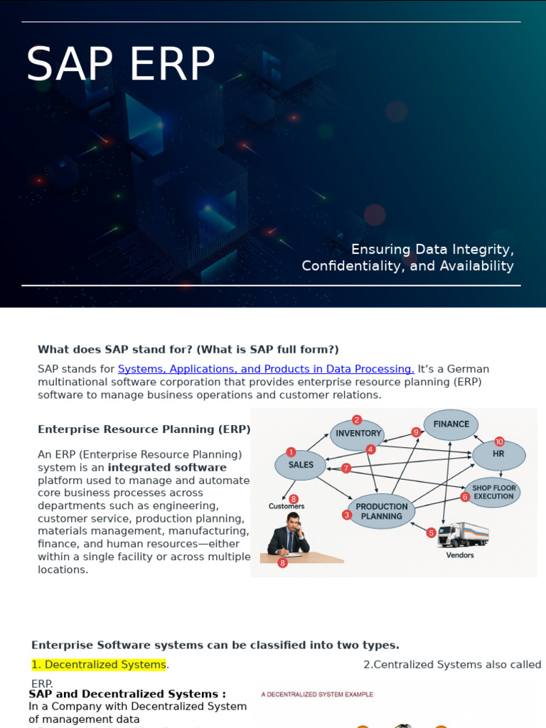 SAP Security Administration Overview | PDF | Enterprise Resource ...