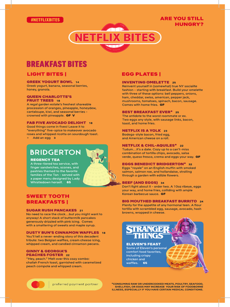 Full Menu | PDF