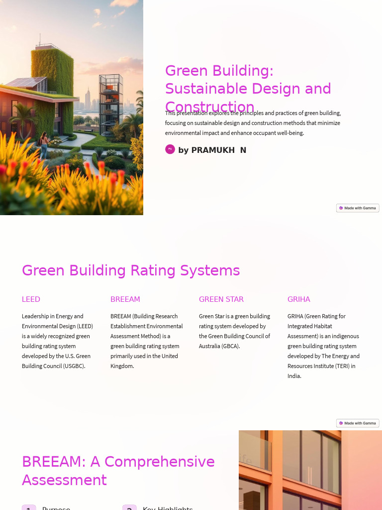 Green Building: Sustainable Design Guide | PDF | Green Building ...