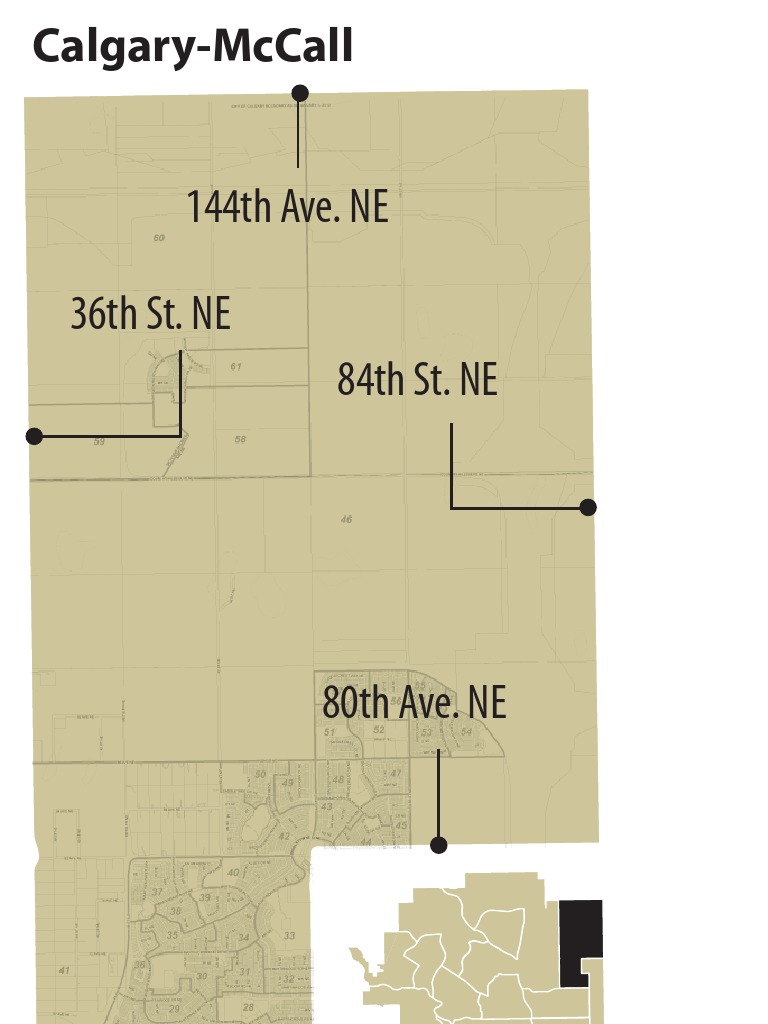 Calgary-McCall Neighborhood Map Guide | PDF