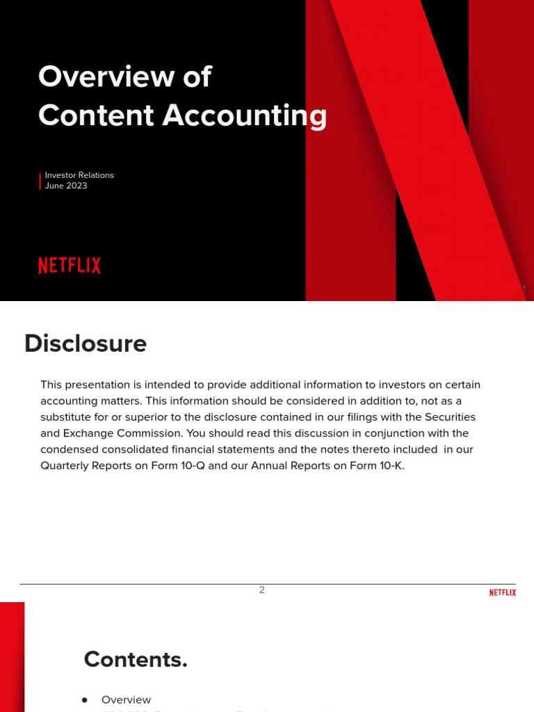 Content Accounting Overview for Investors | PDF | Expense | Income ...
