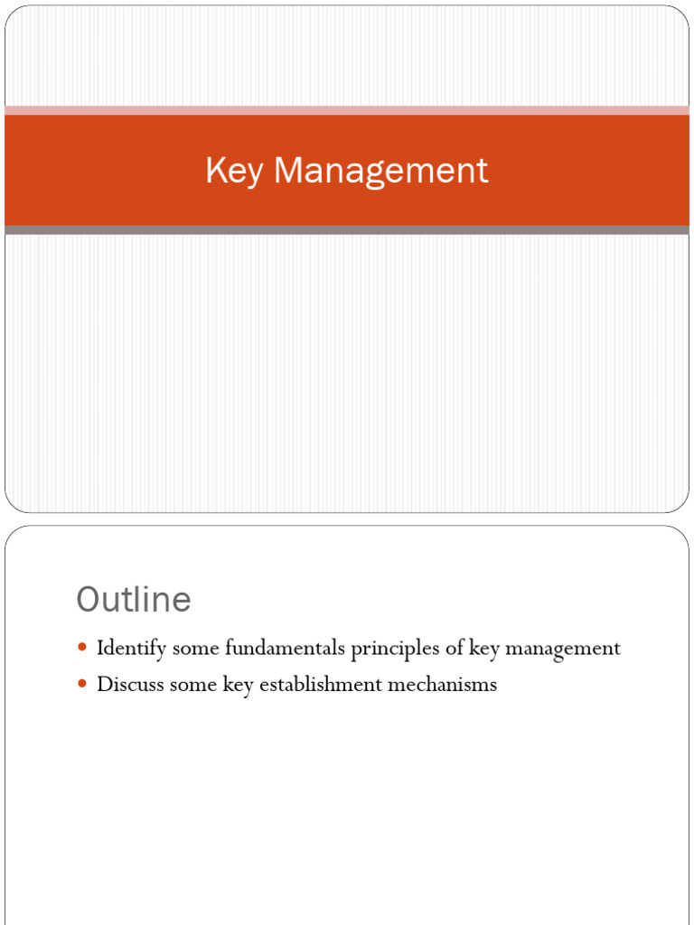 Key Management Principles and Practices | PDF | Public Key Cryptography ...