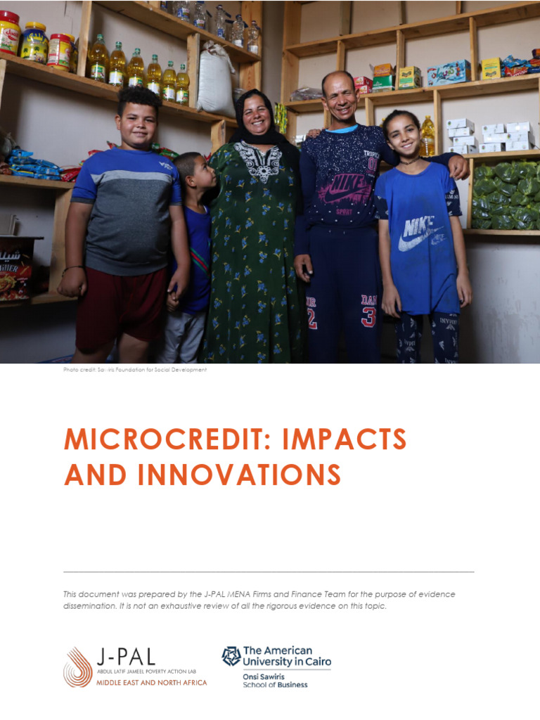 Microcredit: Impacts and Innovations | PDF | Microcredit | Microfinance