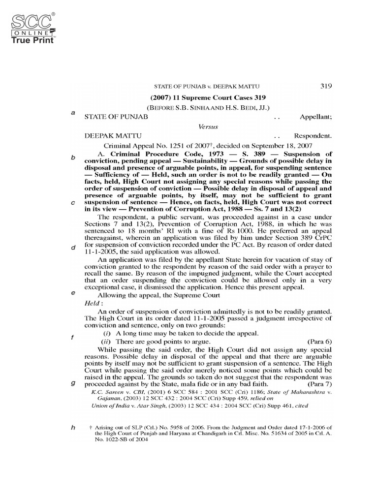 Modak Judgment Analysis: SCC 2008 | PDF | Supreme Court Of The United ...