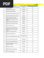 Sebi Address: Addresses of Offices of SEBI | PDF | Economy Of India ...