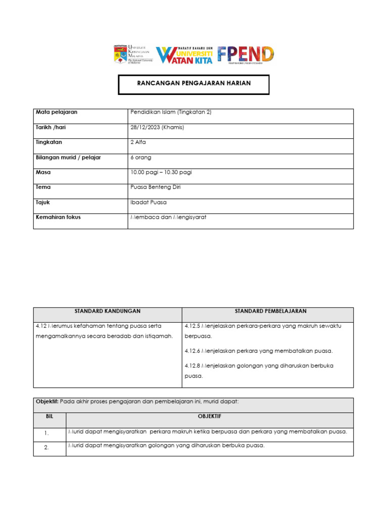 RPH 2 | PDF