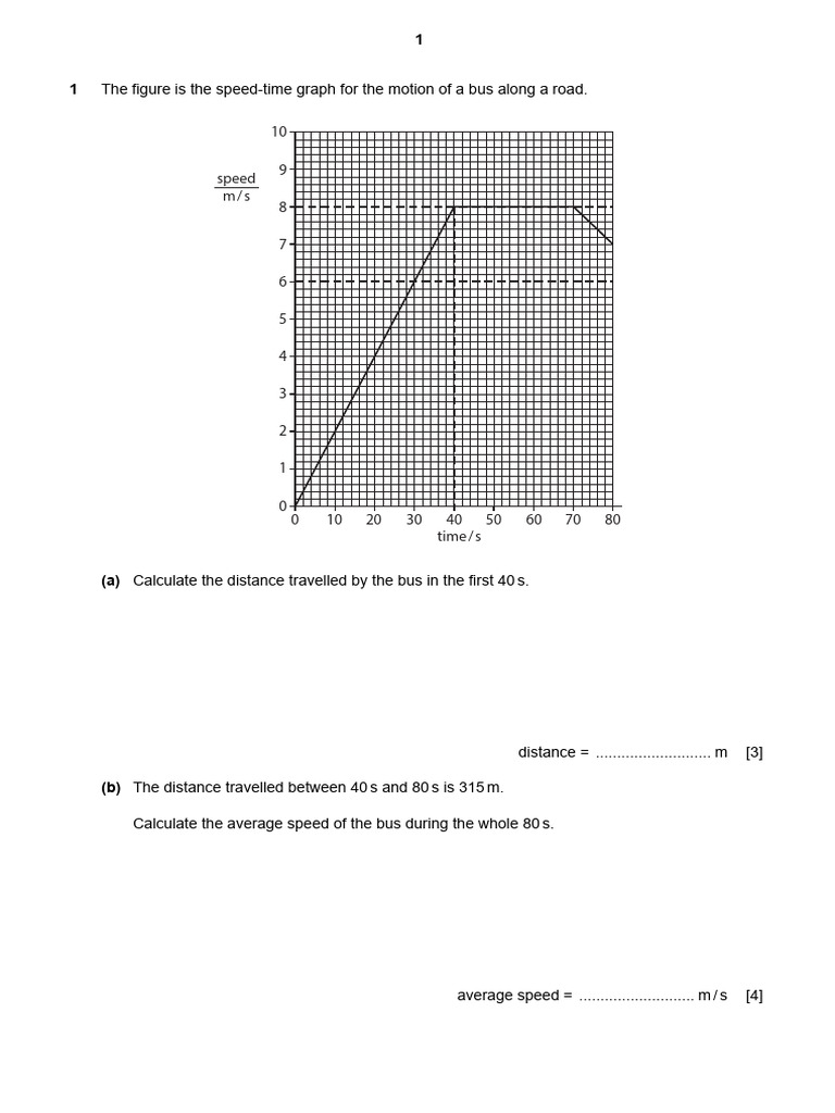 Bus Motion and Collision Physics Analysis | PDF | Collision | Momentum