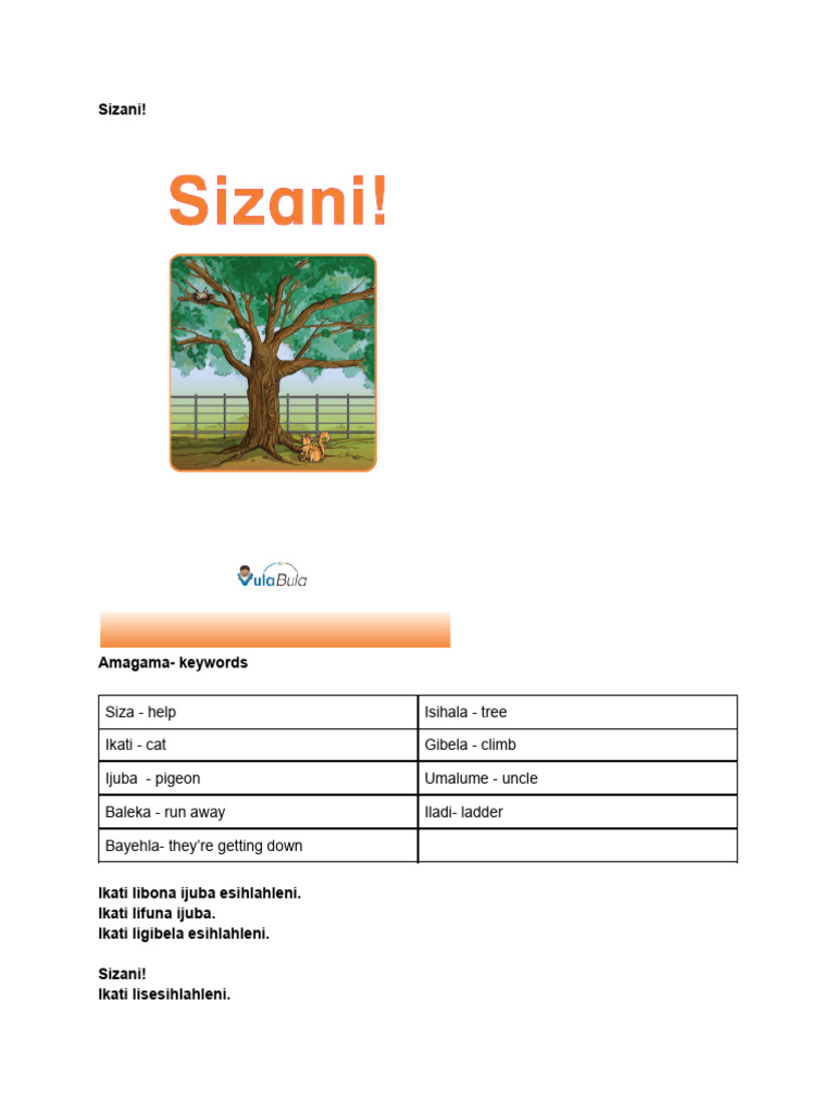 Zulu Short Stories For Grade 4 Pdf
