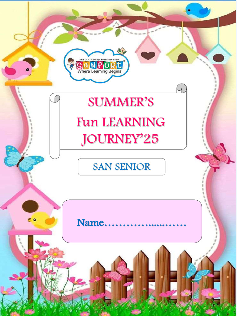 San Senior Summer Fun Worksheets | PDF | Cuisine | Foods
