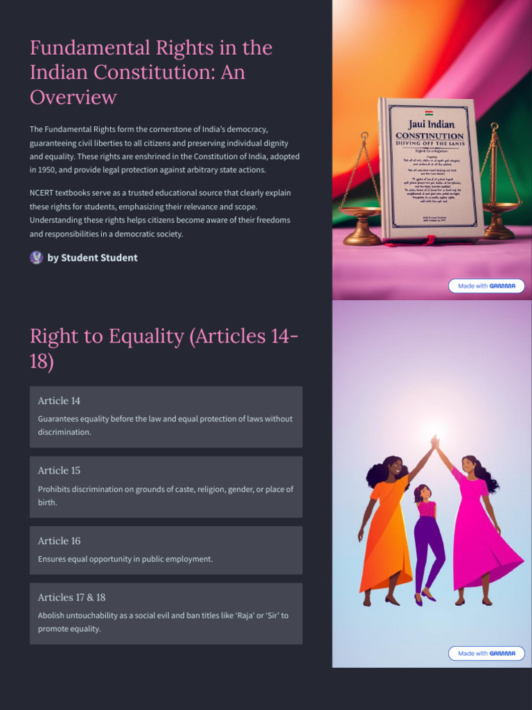Fundamental-Rights-in-the-Indian-Constitution-An-Overview | PDF ...