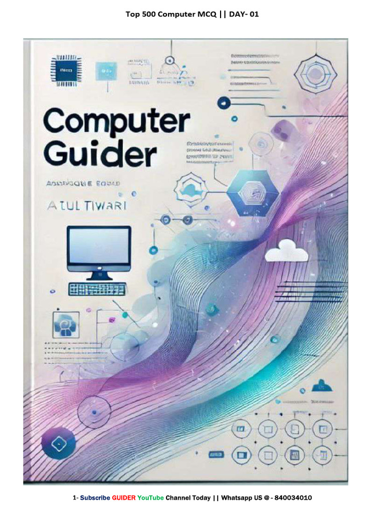 Compute MCQ Day 01 | PDF