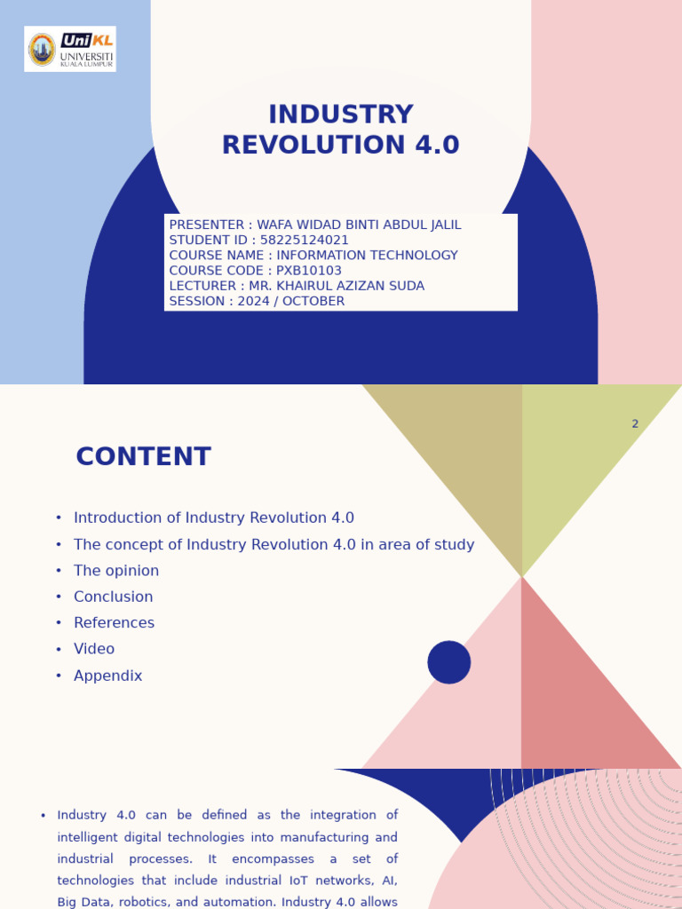 Industry Revolution 4.0 | PDF | Internet Of Things | Artificial ...