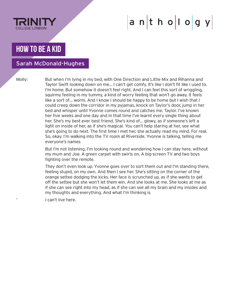FouMon How To Be A Kid | PDF