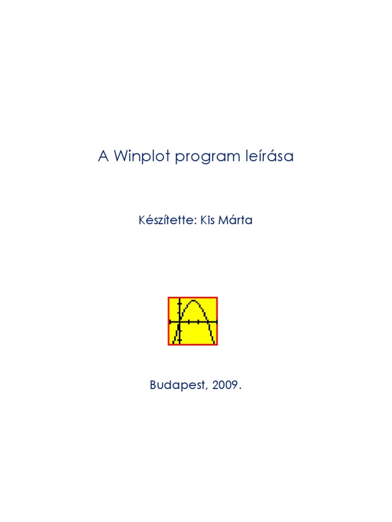 A Winplot Szoftver Leírása | PDF