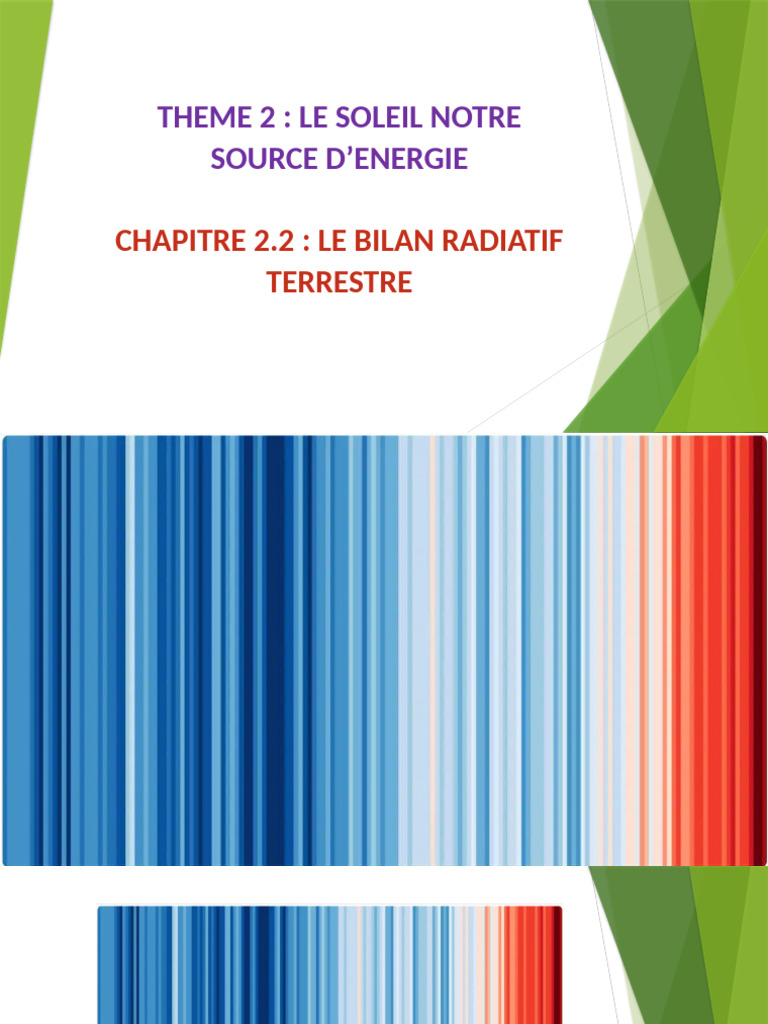 Bilan radiatif terrestre et impact solaire | PDF | Effet de serre ...