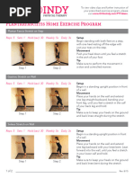 HEP2GO Home Exercise Program Guide | PDF | Foot | Anatomical Terms Of ...
