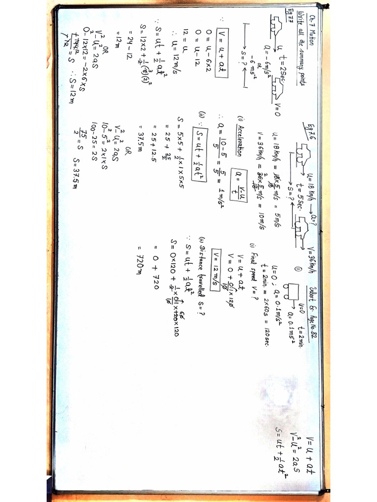Class 9th Science & Maths - Motion & Polynomials 17.05.2025 | PDF