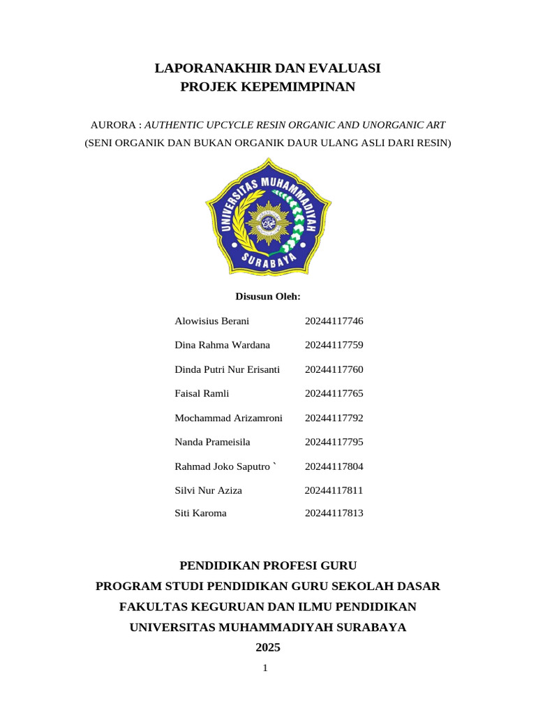 Uts-Proposal Projek Kepemimpinan | PDF