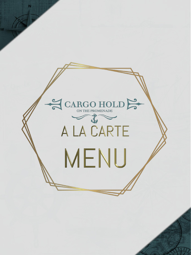 Cargo Hold A La Carte Menu - 2024 | PDF | French Fries | Sauce