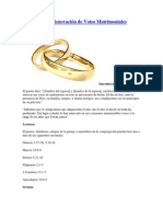 Ceremonia de Renovación de Votos Matrimoniales