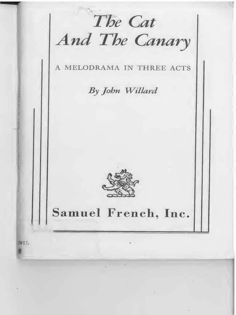 WILLARD1922CatCanary Text | PDF