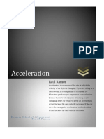 Acceleration Lab Report