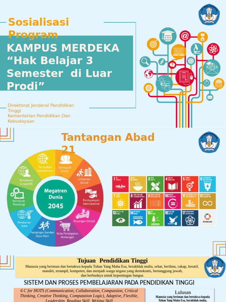 Sosialisasi Merdeka Belajar Kampus Merdeka | PDF