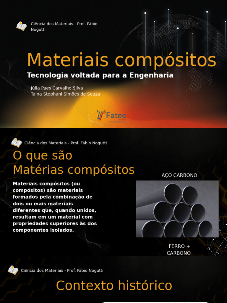 Materiais Compósitos: Propriedades e Aplicações | PDF | Material ...
