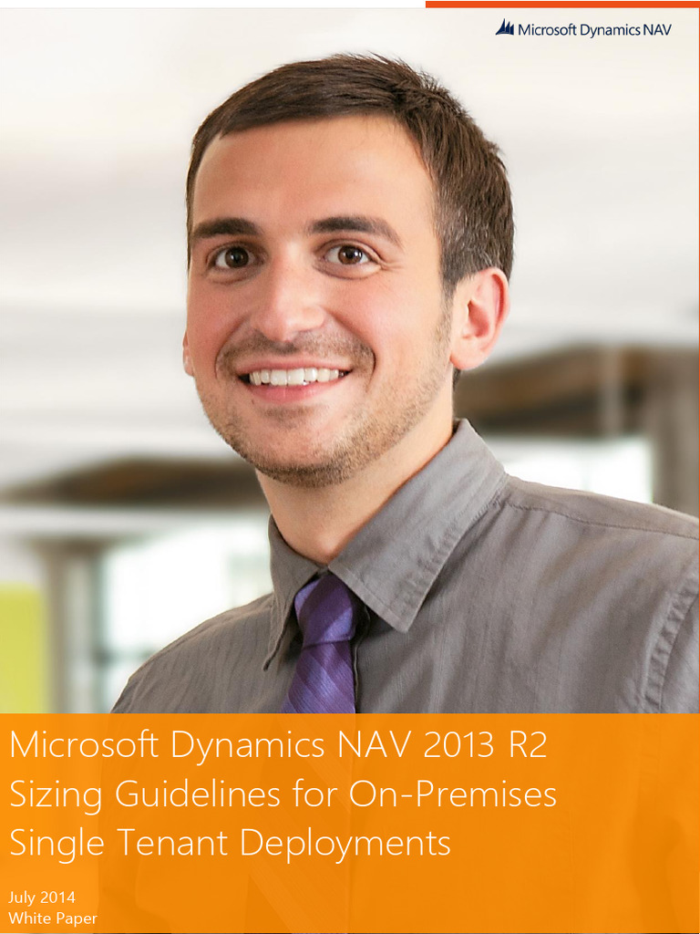 Microsoft Dynamics NAV 2013 R2 Sizing Guidelines For On-Premises Single ...