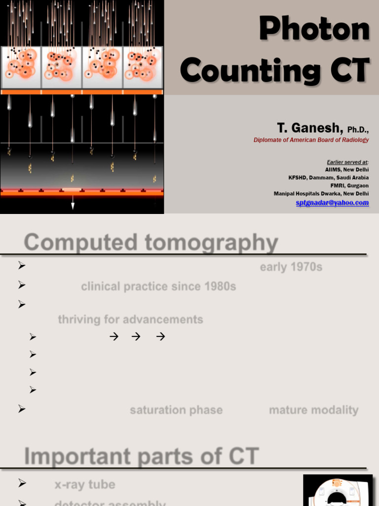 Advances in Photon Counting CT Technology | PDF | Ct Scan | X Ray