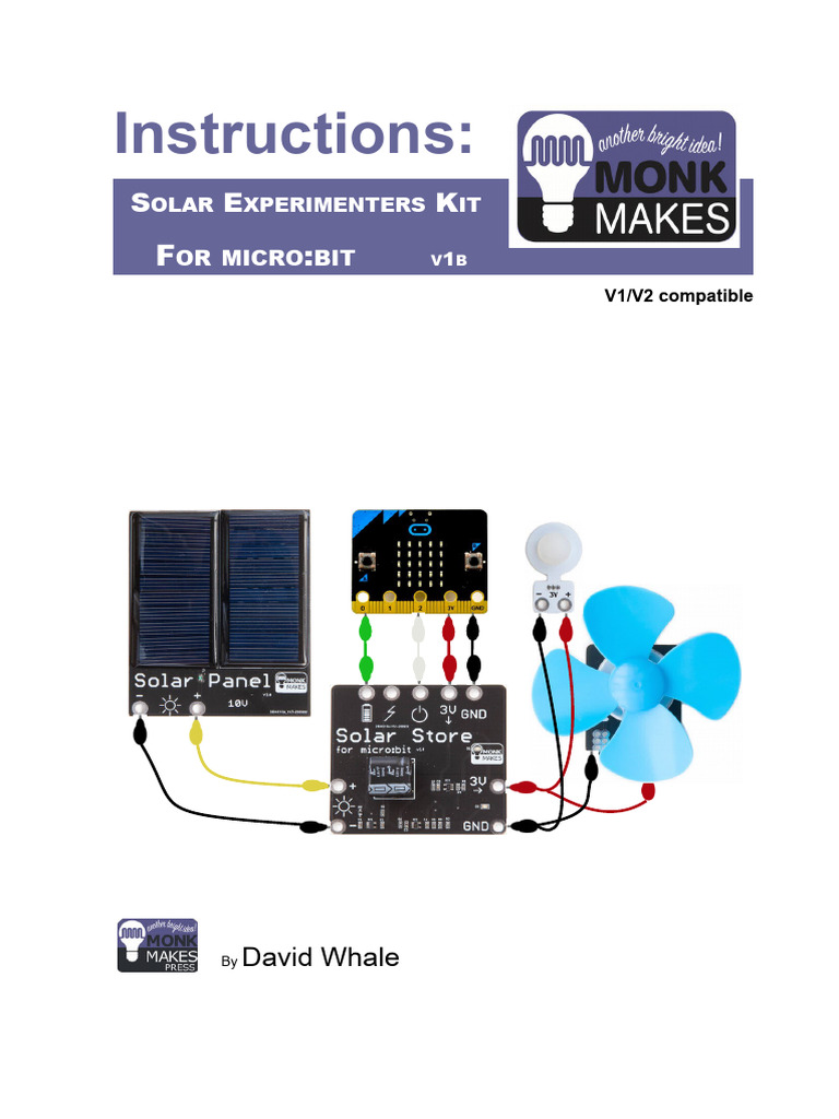 Solar Robot Kit Instructions PDF | PDF | Solar Panel | Spreadsheet