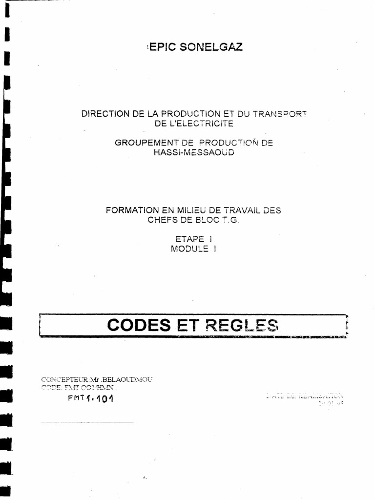 E1M1 Codes Et Regles | PDF